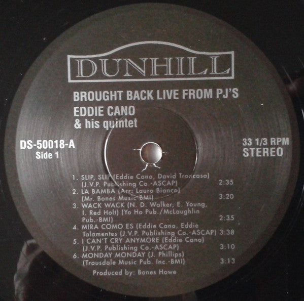 Brought Back Live From PJ's