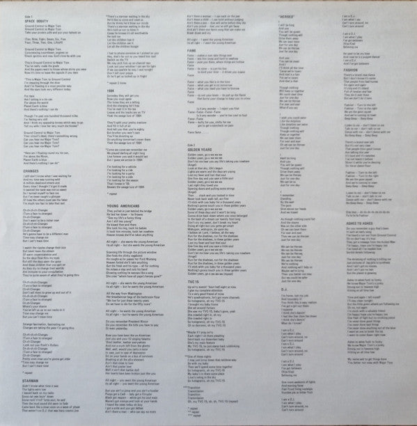 Fame And Fashion (David Bowie's All Time Greatest Hits)