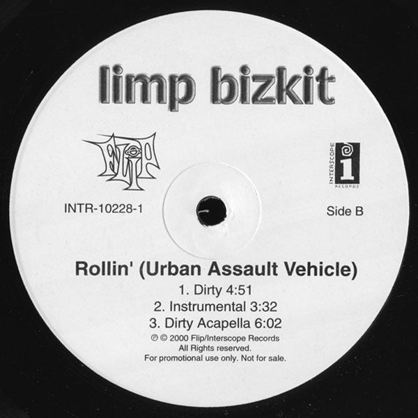 Release: Rollin'-Vinyl-US-2000-INTR-10228-1, INTR-10228-1-1309417
