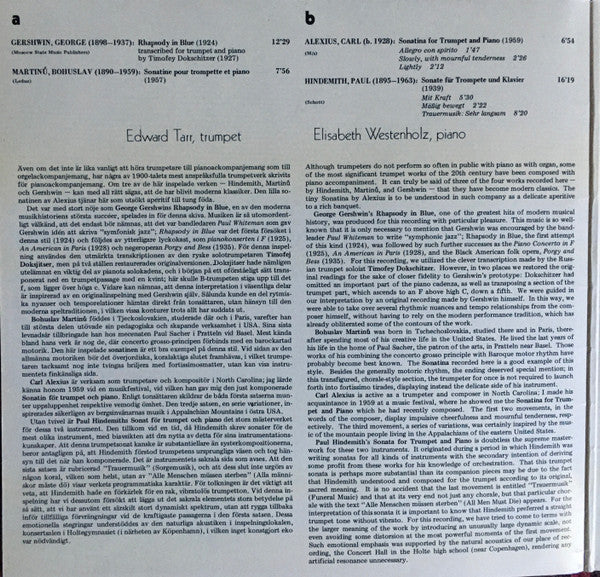 Rhapsody In Blue / Sonatina / Sonatina / Sonata (For Trumpet And Piano)