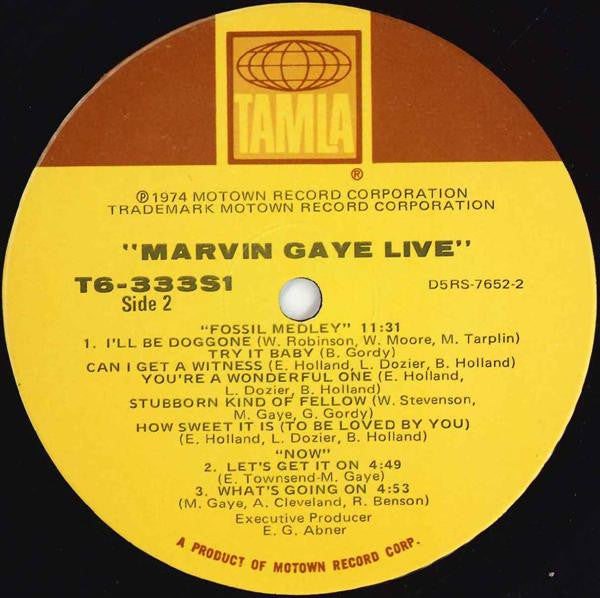 Marvin Gaye Live!