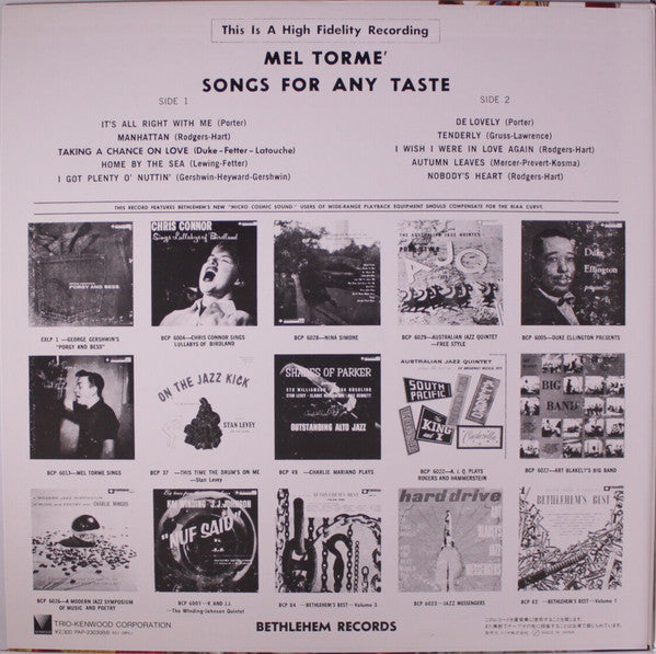 Songs For Any Taste