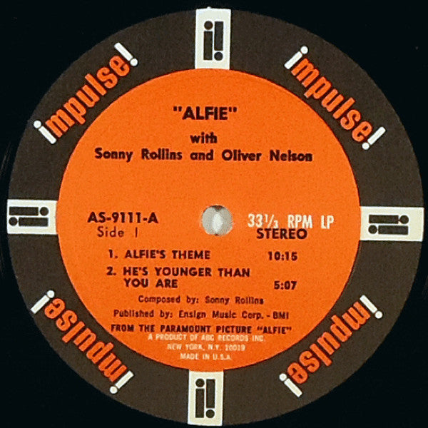 Original Music From The Score "Alfie"