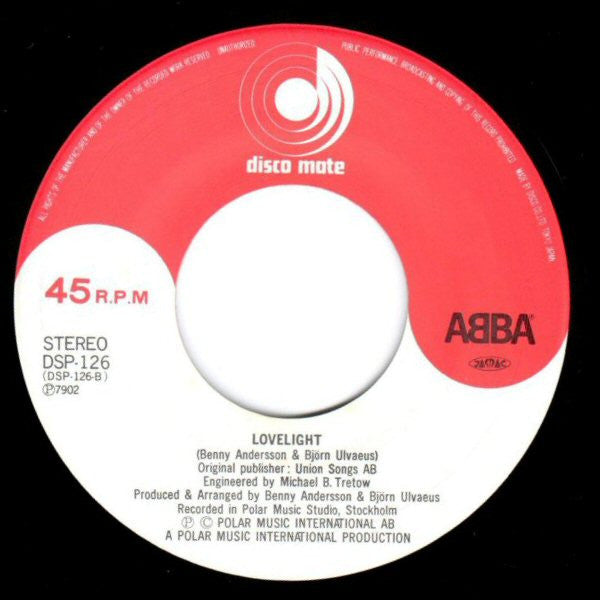 Chiquitita c/w Lovelight