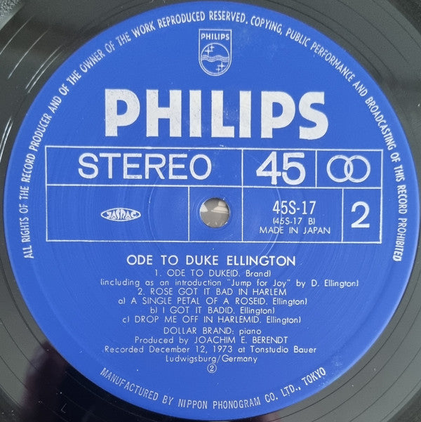 Ode To Duke Ellington