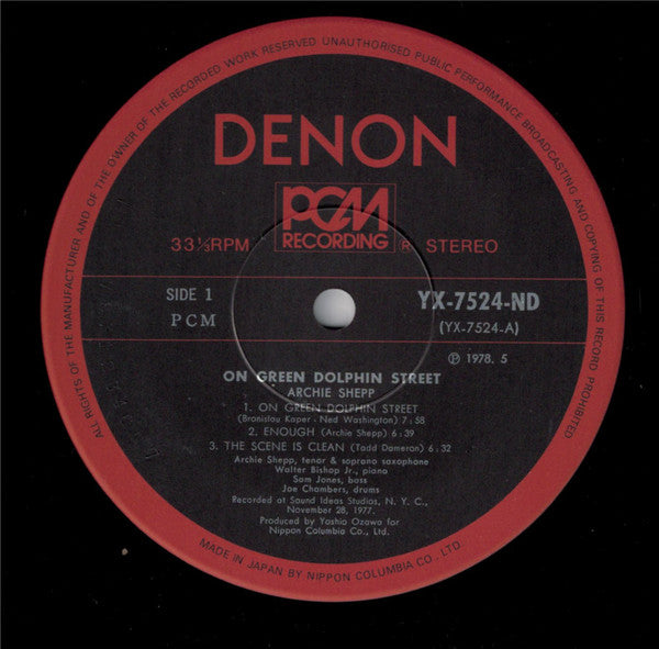 On Green Dolphin Street