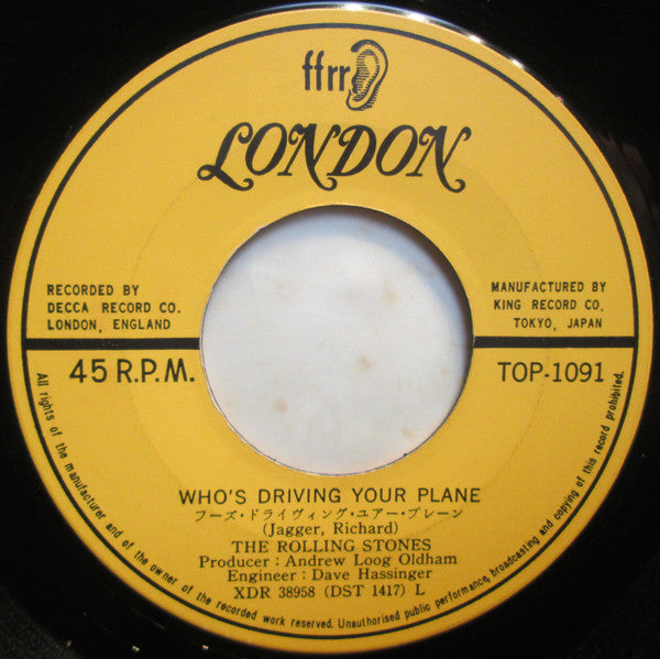 Have You Seen Your Mother, Baby, Standing In The Shadow? / Who's Driving Your Plane