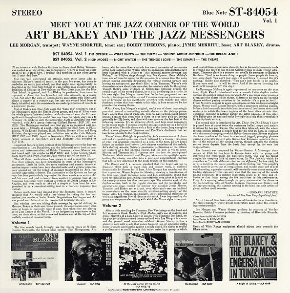 Meet You At The Jazz Corner Of The World (Volume 1)