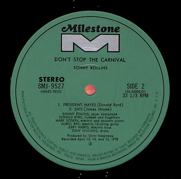 Don't Stop The Carnival