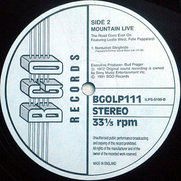 Mountain Live - The Road Goes Ever On