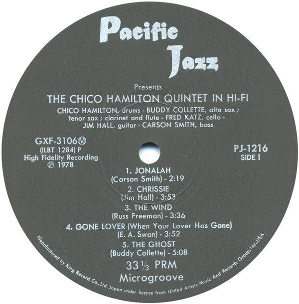 Chico Hamilton Quintet In Hi-Fi