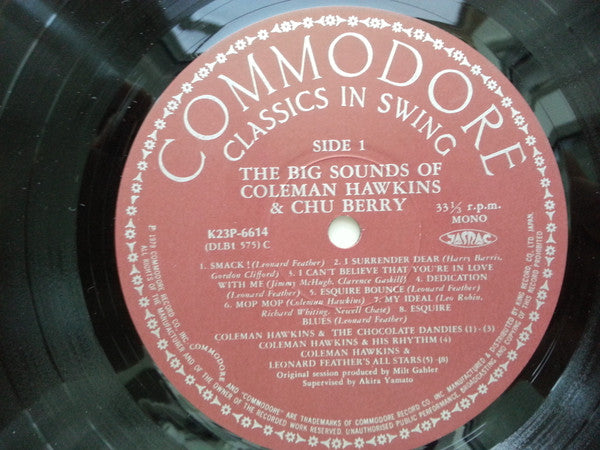 The Big Sounds Of Coleman Hawkins And Chu Berry