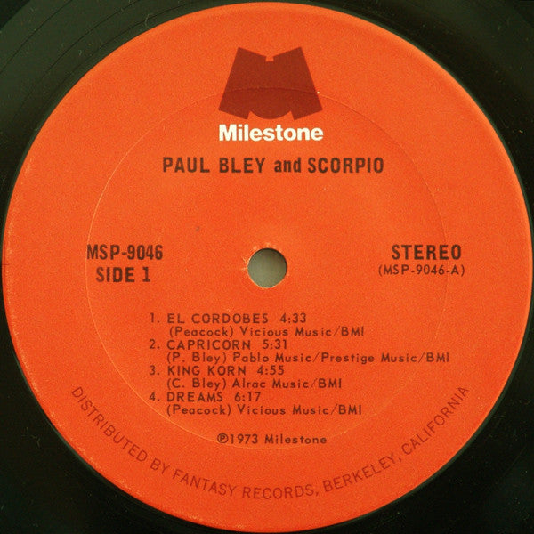 Paul Bley & Scorpio