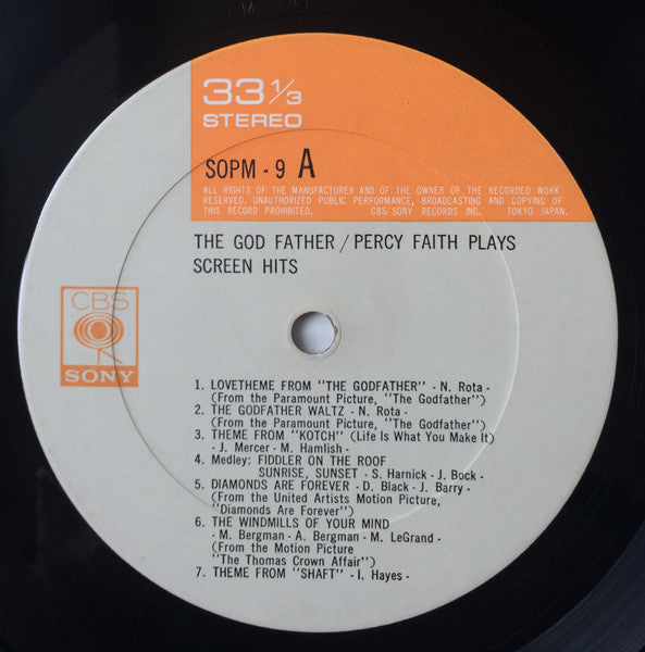 The Godfather (Percy Faith Plays Screen Hits)