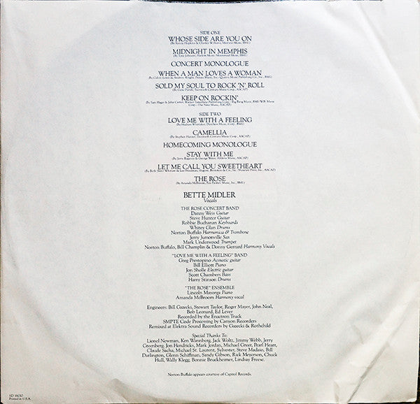 The Rose - The Original Soundtrack Recording