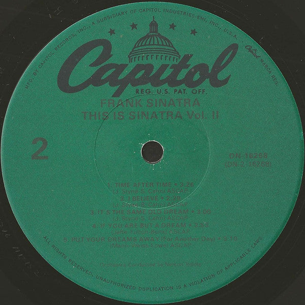 This Is Sinatra Volume Two