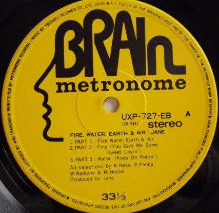 Fire, Water, Earth & Air