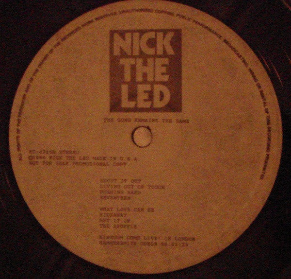 The Song Remains The Same