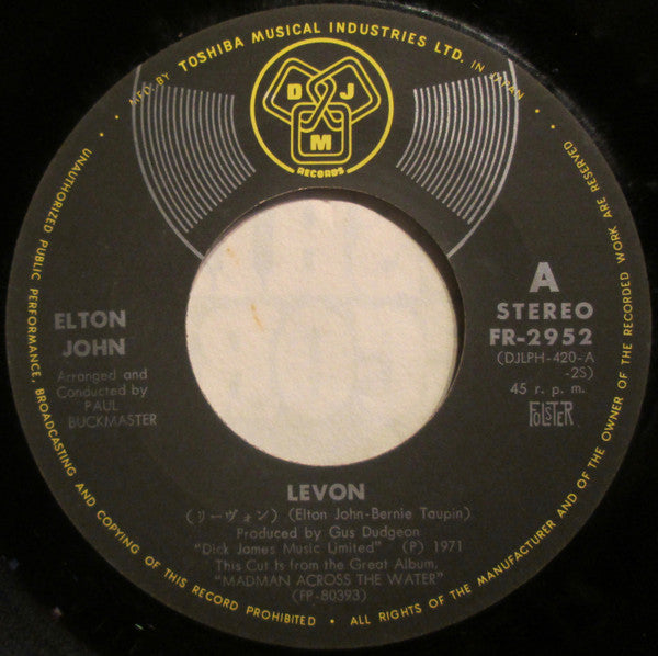 Levon / Madman Across The Water