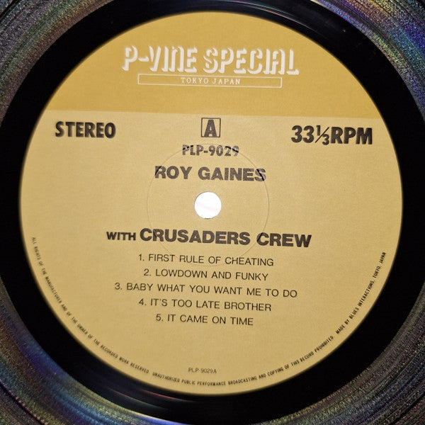 Roy Gaines With Crusaders Crew