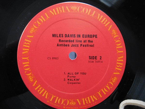 Miles Davis In Europe