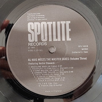 Meets The Master Saxes Volume Three