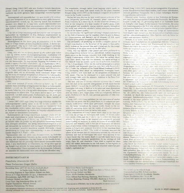 The Complete Piano Music Volume 2: Lyriske Stykker III, VII, IX Op. 43, 62, 68