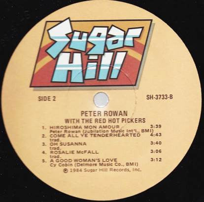 Peter Rowan With The Red Hot Pickers