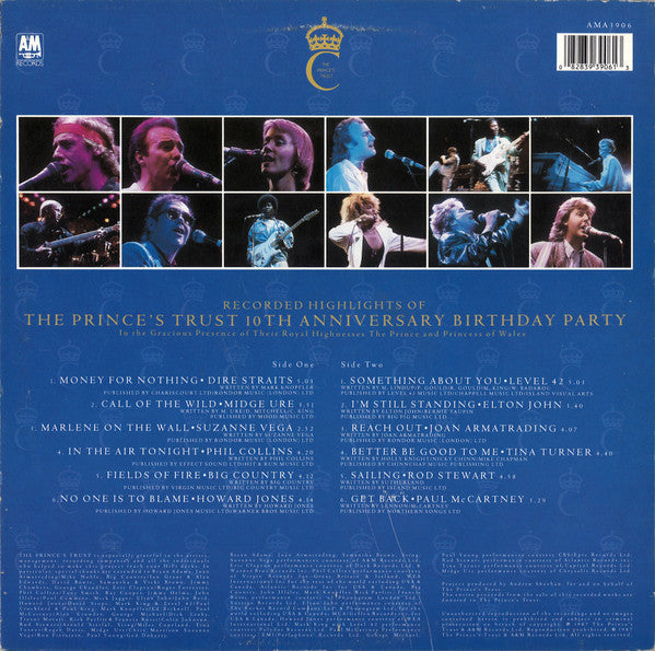 Release: Recorded Highlights Of The Prince's Trust 10th Anniversary Birthday Party-Vinyl, Vinyl-UK-1987-AMA 3906-3344960