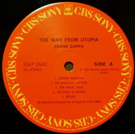 The Man From Utopia = ユートピアからやってきた男