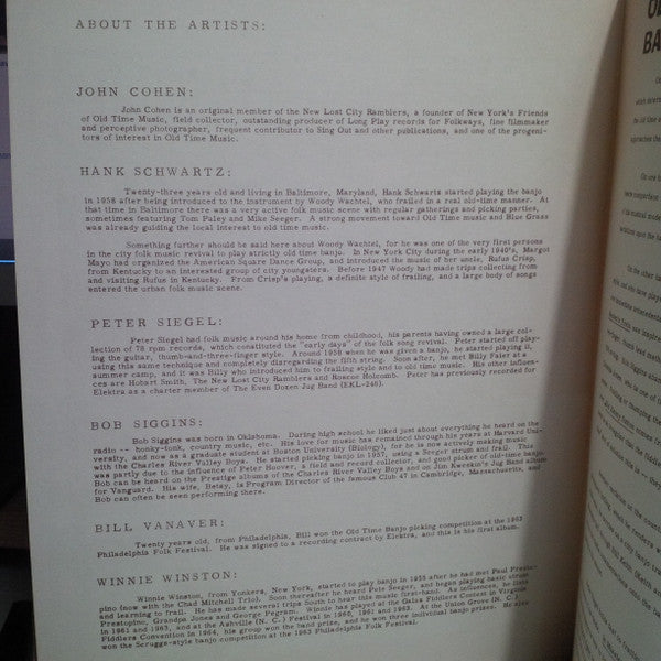 Old Time Banjo Project