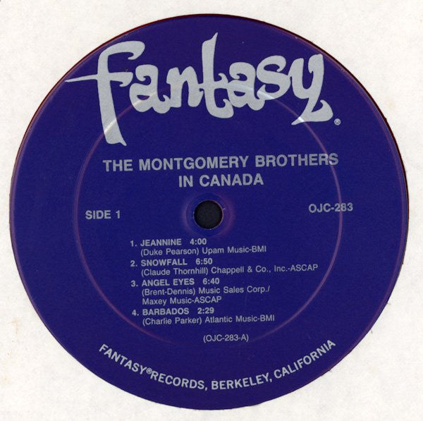 The Montgomery Brothers In Canada