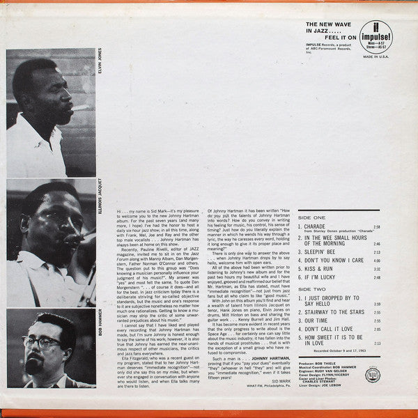 I Just Dropped By To Say Hello