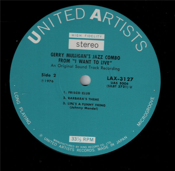 The Jazz Combo From "I Want To Live!"