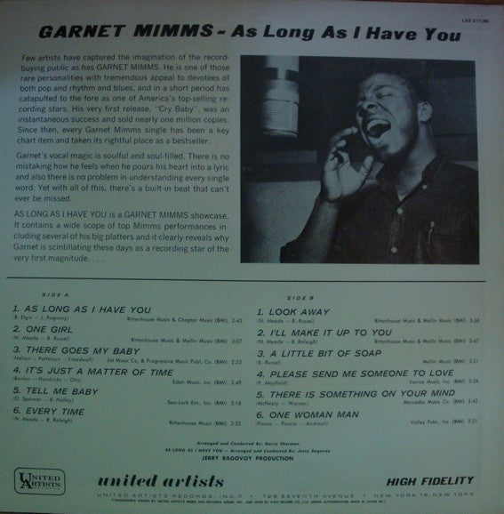 As Long As I Have You