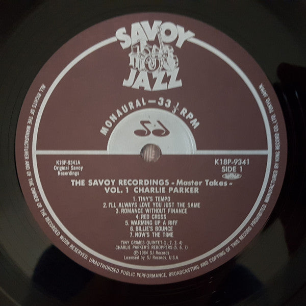 The Savoy Recordings Master Takes Vol.1