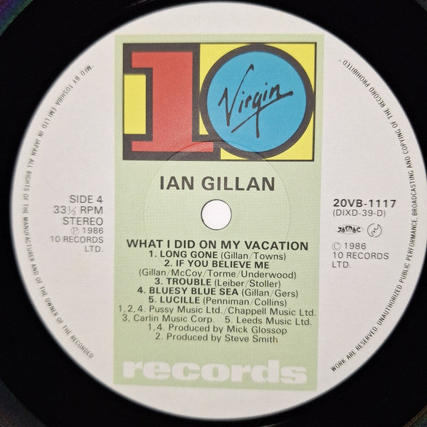 What I Did On My Vacation