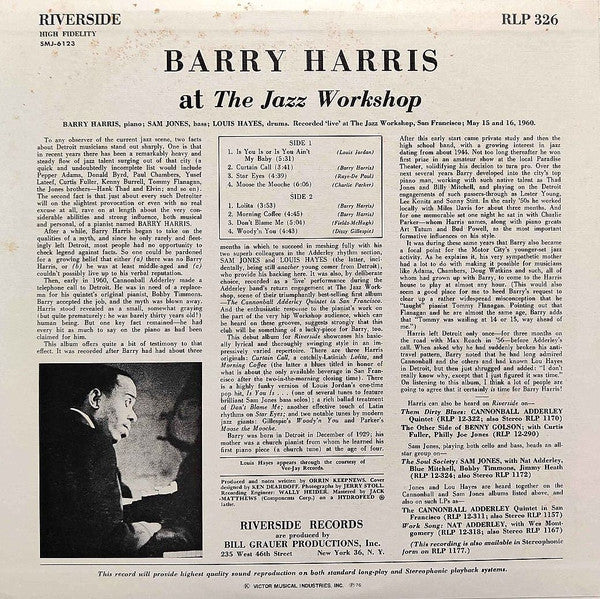 At The Jazz Workshop