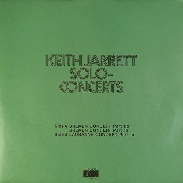 Solo Concerts: Bremen / Lausanne
