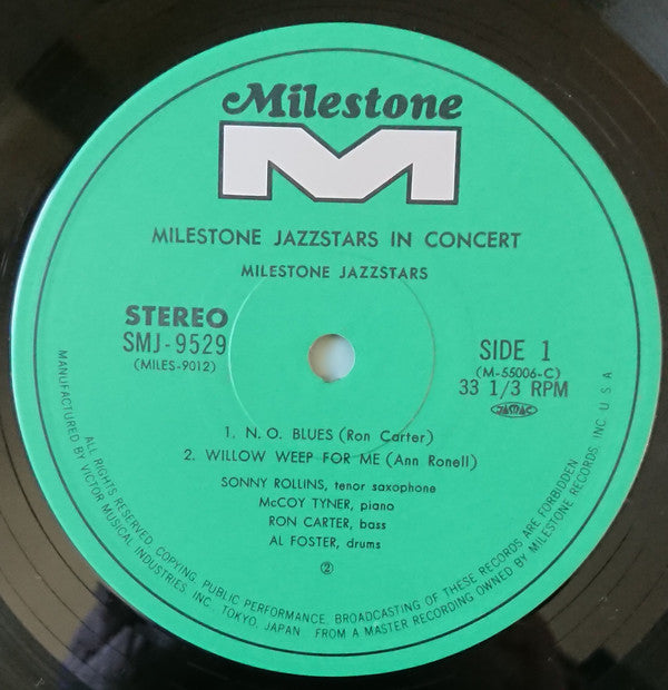 Milestone Jazzstars In Concert