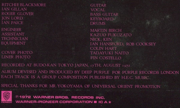 Live In Japan