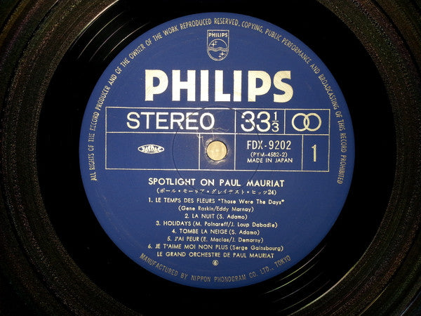 Spotlight On Paul Mauriat