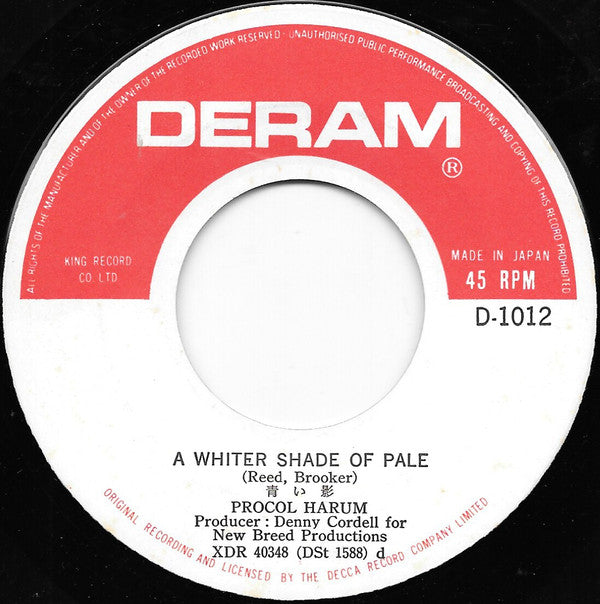 A Whiter Shade Of Pale = 青い影