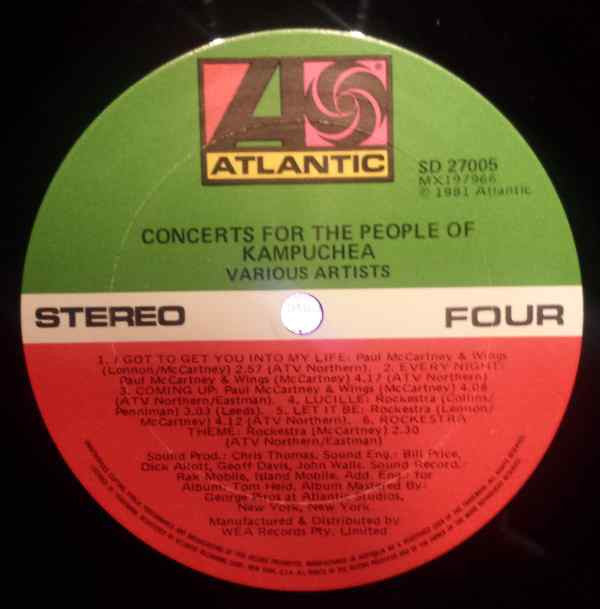 Concerts For The People Of Kampuchea