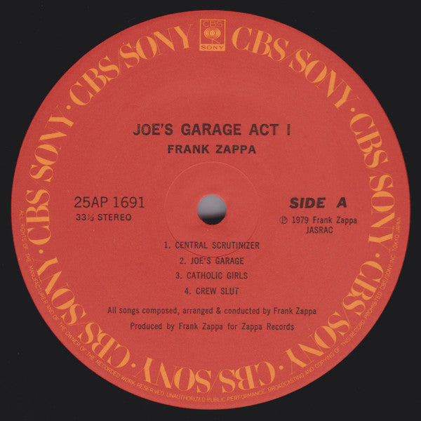 Joe's Garage Act I