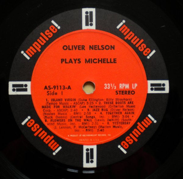 Oliver Nelson Plays Michelle