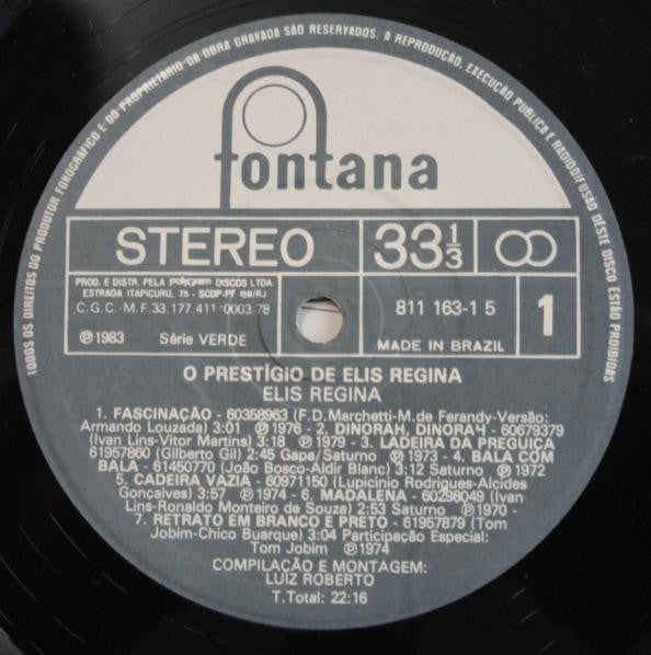 O Prestígio De Elis Regina