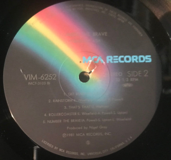 Number The Brave = ナンバー・ザ・ブレイヴ