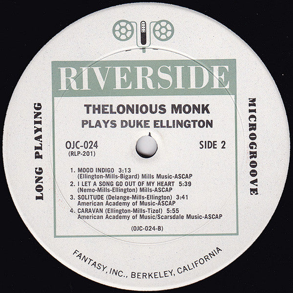 Thelonious Monk Plays Duke Ellington