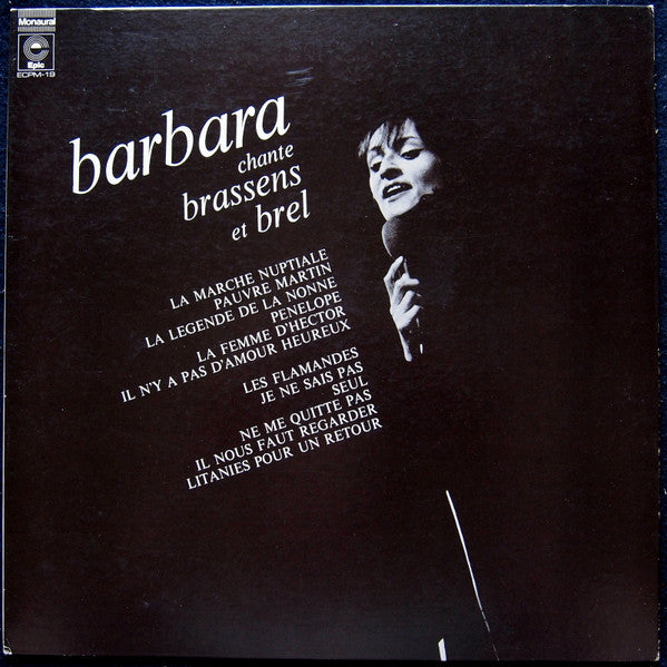 Barbara Chante Brassens Et Brel